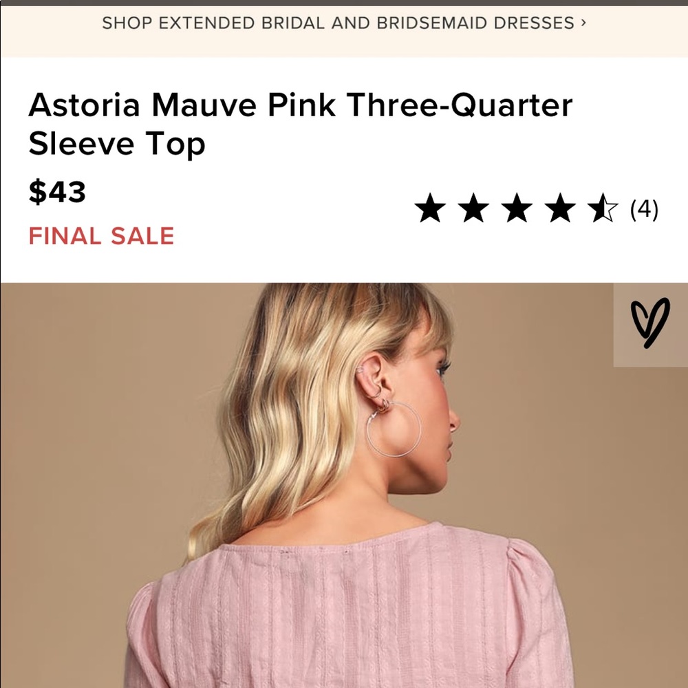 Lulus blouse - Picture 3 of 8